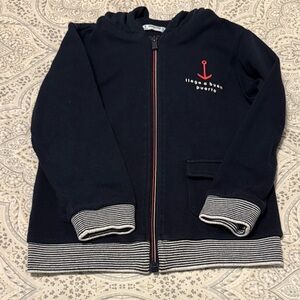 Mayoral Navy Blue Kids Hoodie with Anchor Design size 5